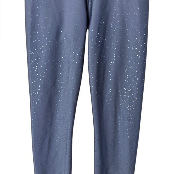 Peloton Women’s Large Shiny Leggings Gray Sparkle Full Length - Picture 4 of 6